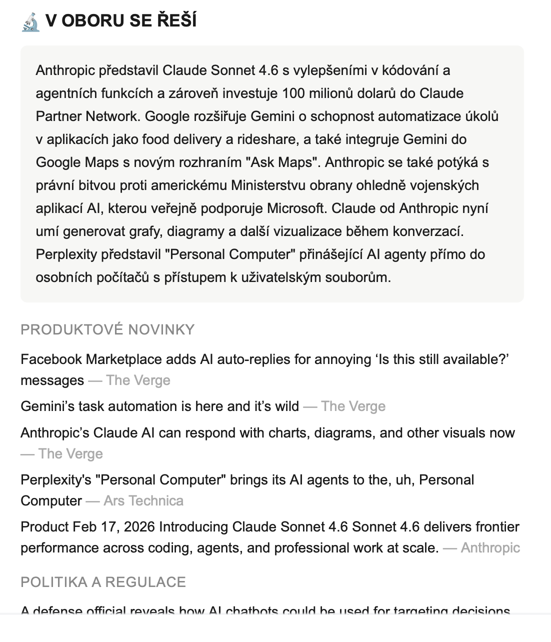 Signal 2 — Z oboru